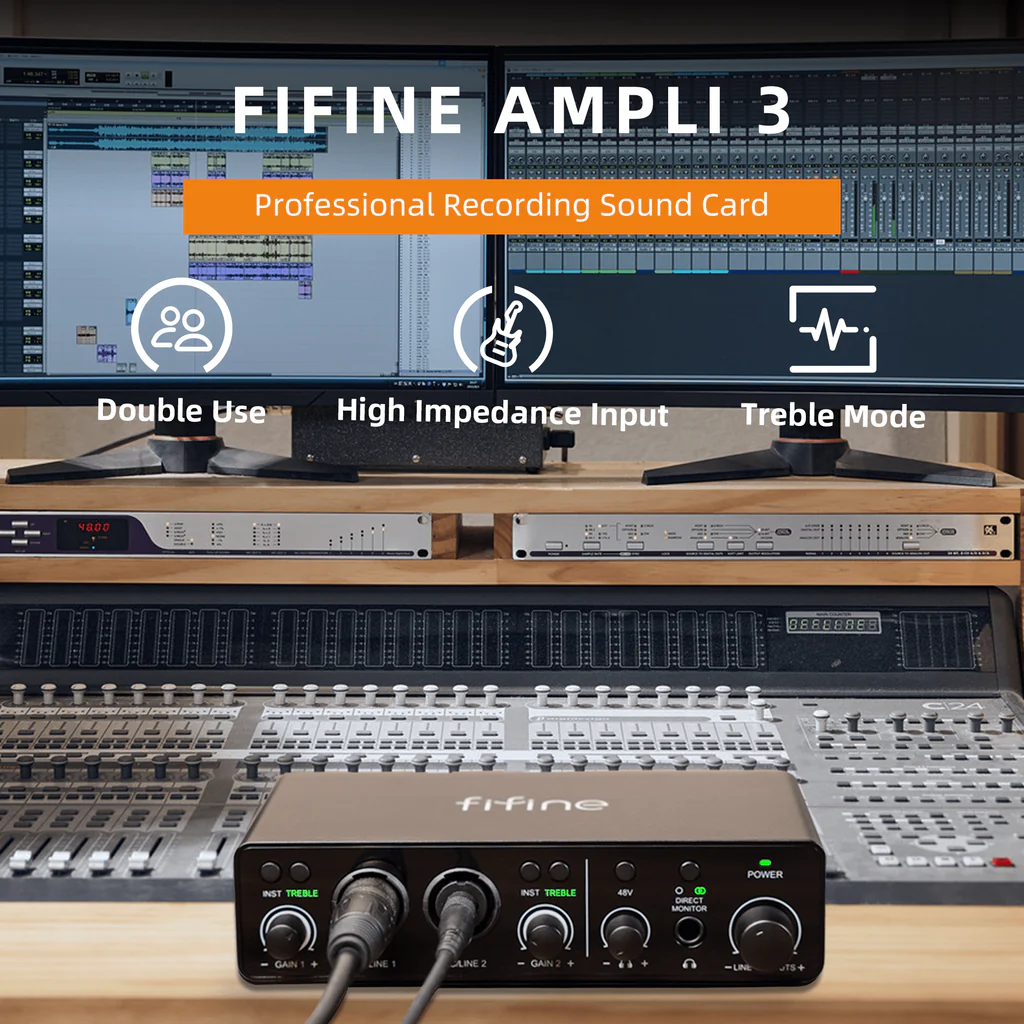  FIFINE AmpliTank Ampli3 Audio Interface